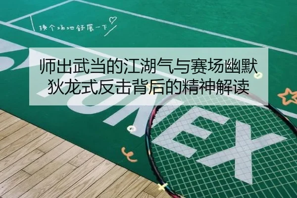 师出武当的江湖气与赛场幽默 狄龙式反击背后的精神解读 - LDSPORTS
